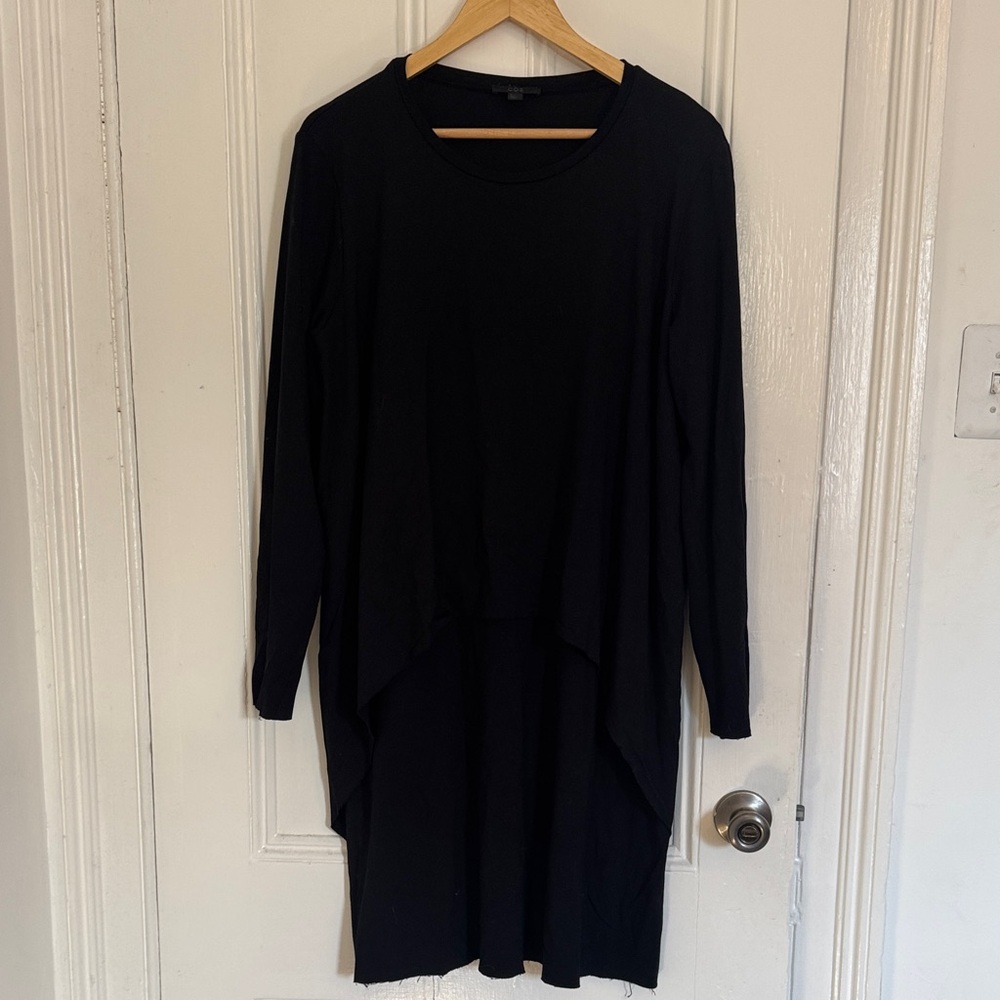 COS Black Long Sleeve Dress
